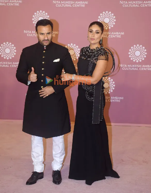 Saif Ali Khan and Kareena Kapoor Khan posing together at a gala