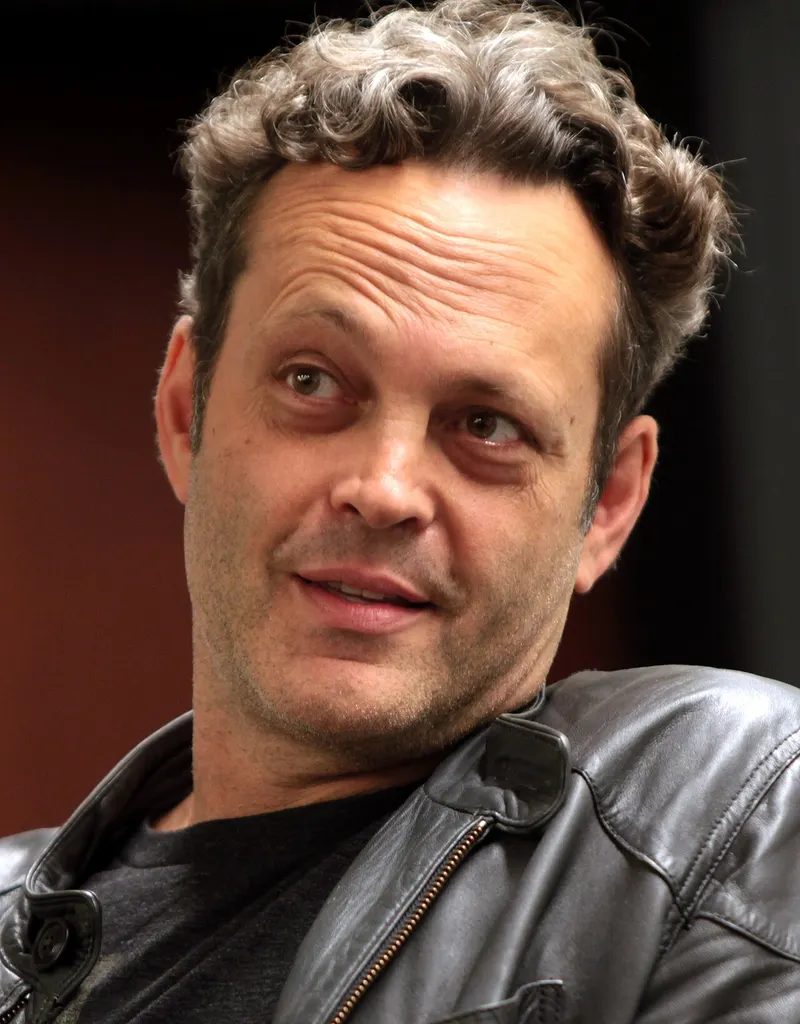 Vince Vaughn in a leather jacket