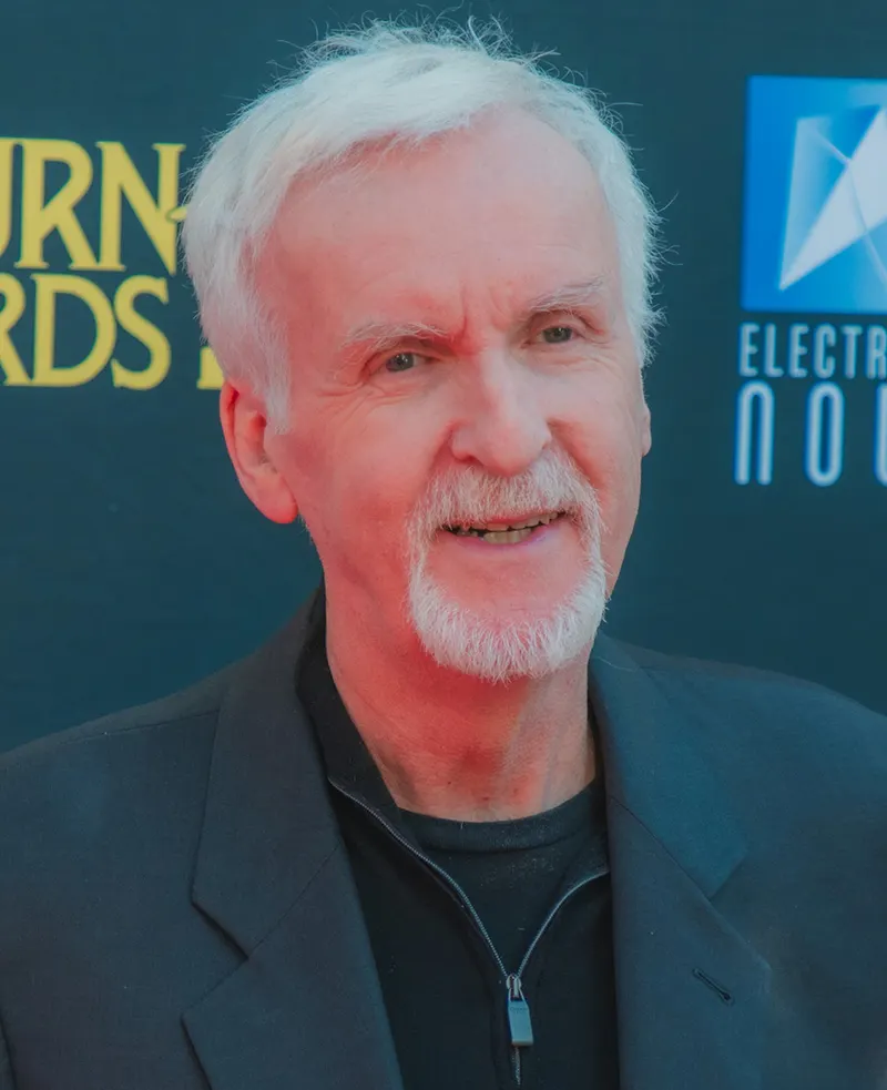 James Cameron smiling at an awards event