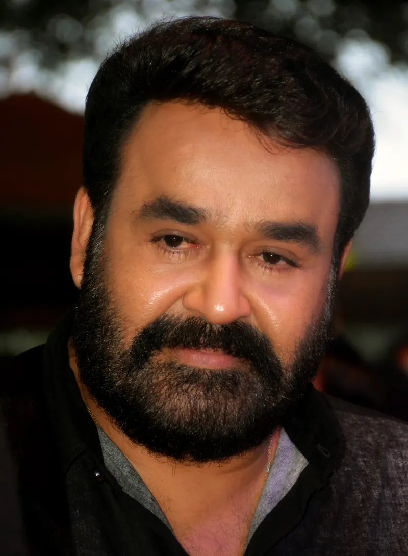 Close portrait of Mohanlal with a beard
